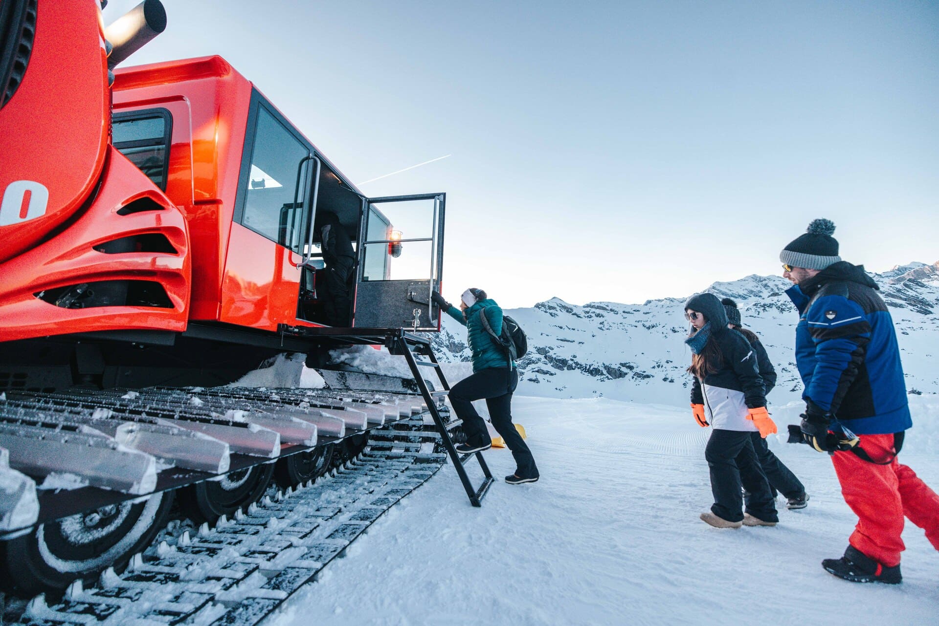 Votre aventure à bord d'une dameuse